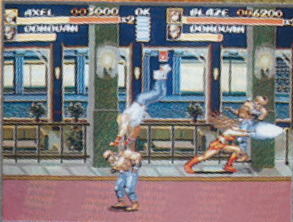 Early version of the Stage 5 corridor (can be seen on official Bare Knuckle III promotional art).