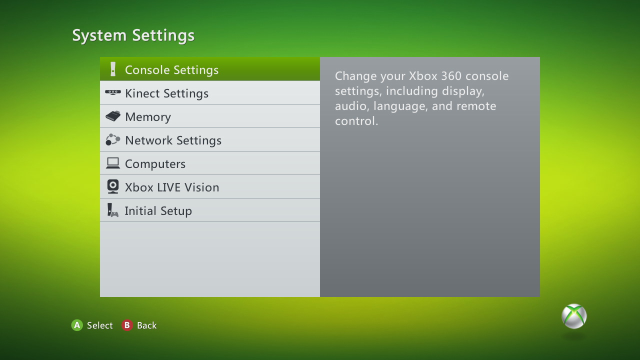 System Settings System Settings