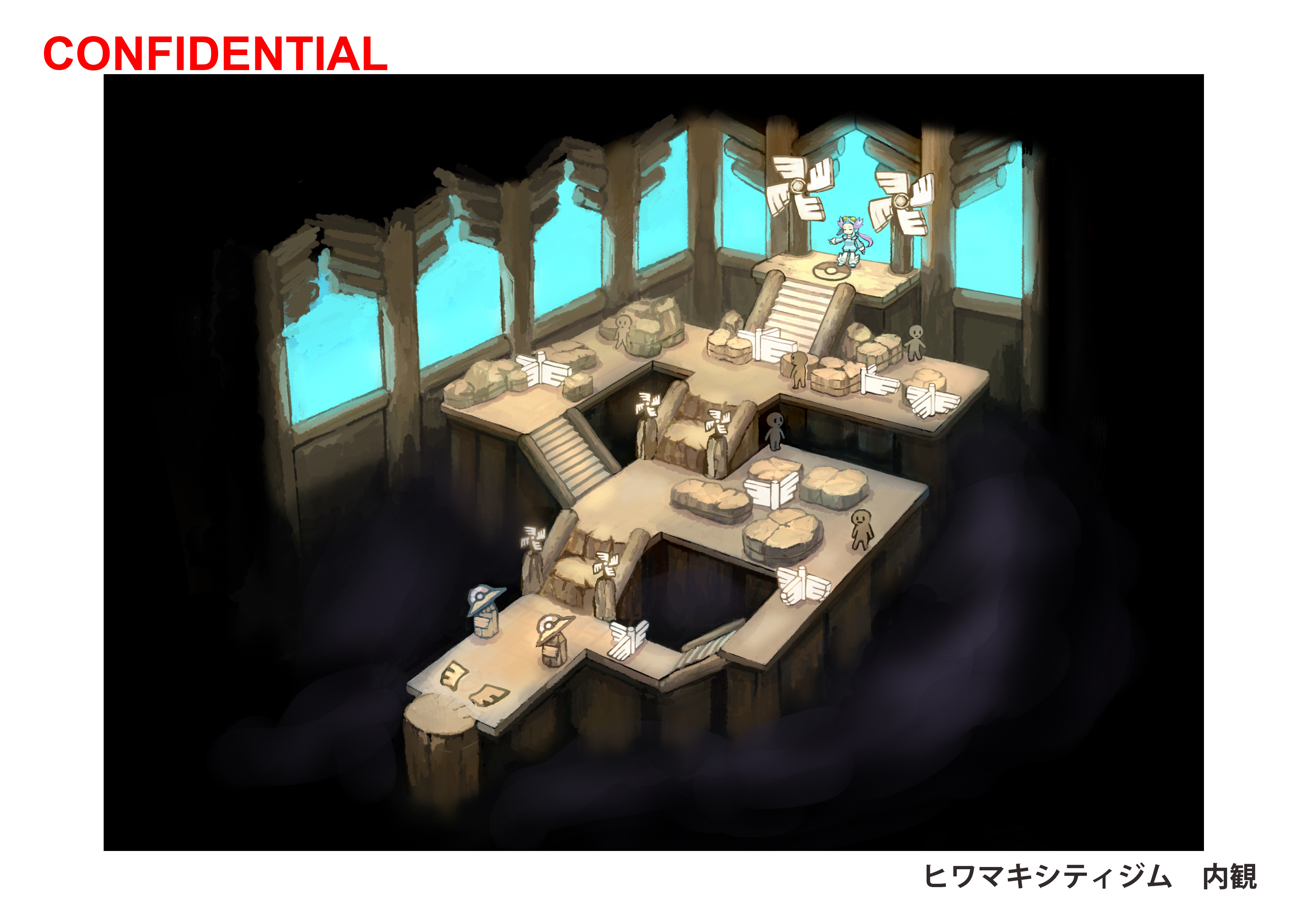 PokeORAS_ConceptArt_ヒワマキシティジム_内観.jpg