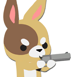 A lightly-colored rabbit