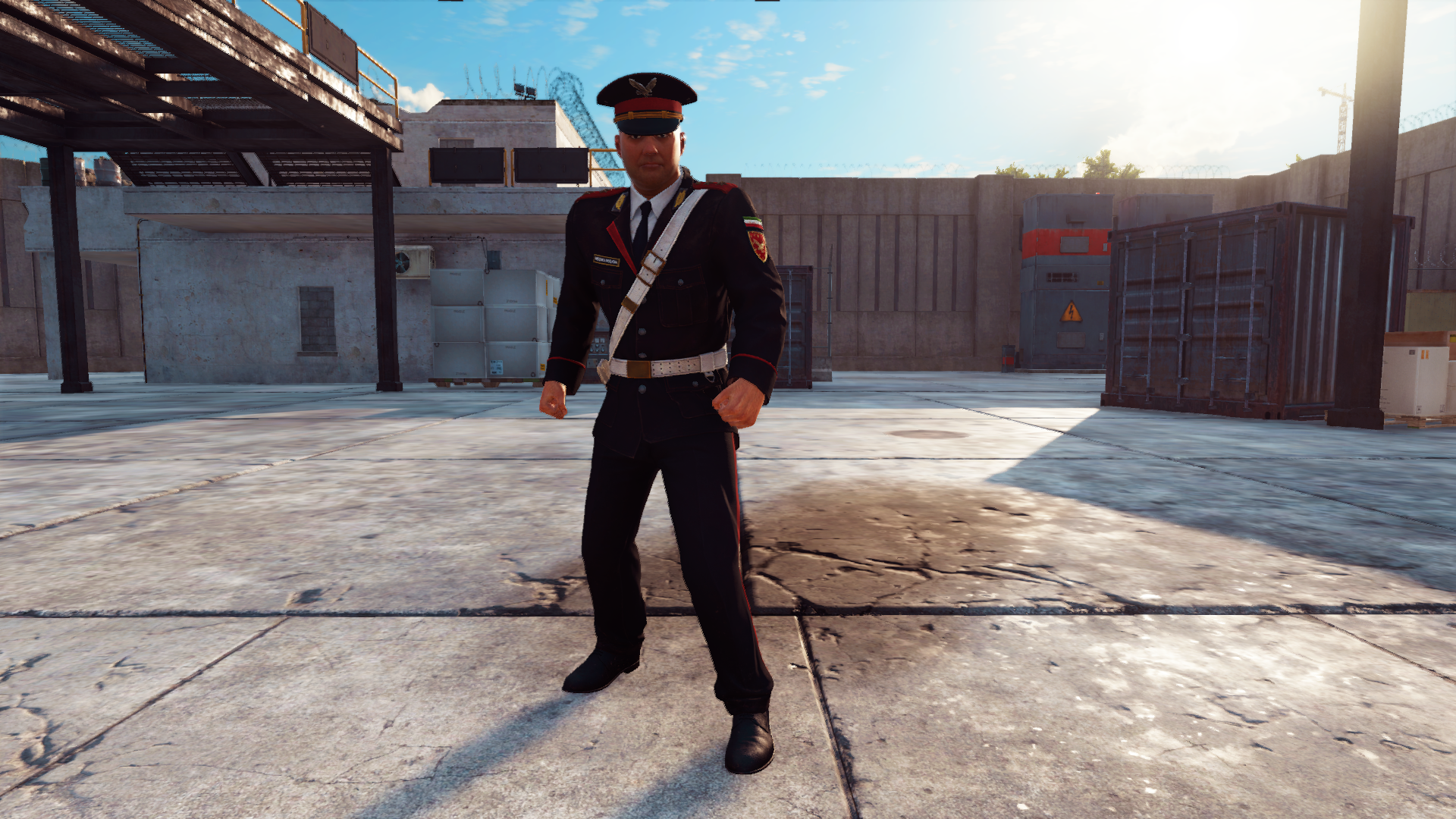 The unused police captain NPC.