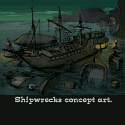 Shipwreck Concept Art Shipwreck Concept Art
