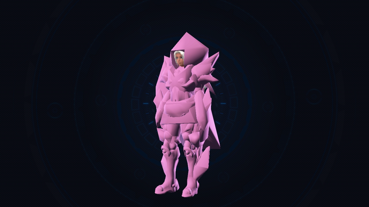 The female version of the Six Stars armor