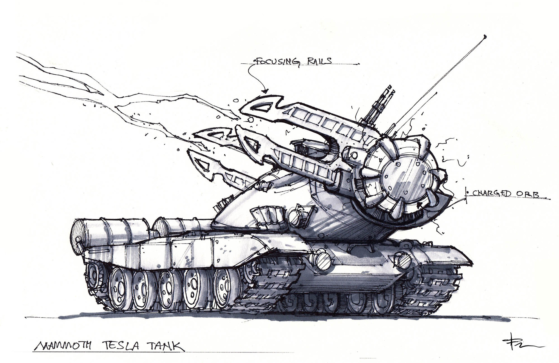Mammoth Tesla Tank