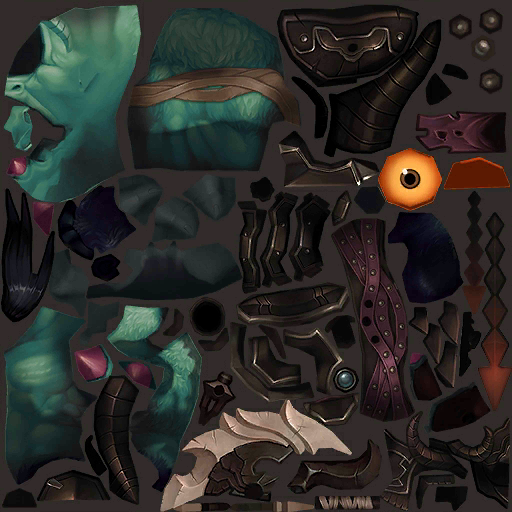 Undead Ruins Guardian texture map Undead Ruins Guardian texture map