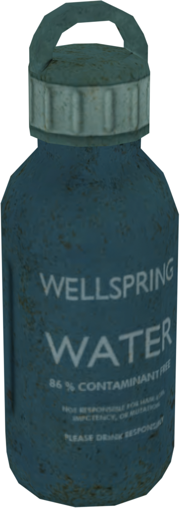 A water bottle.