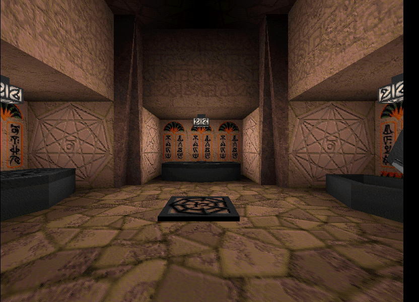The coffin room. The coffin room.