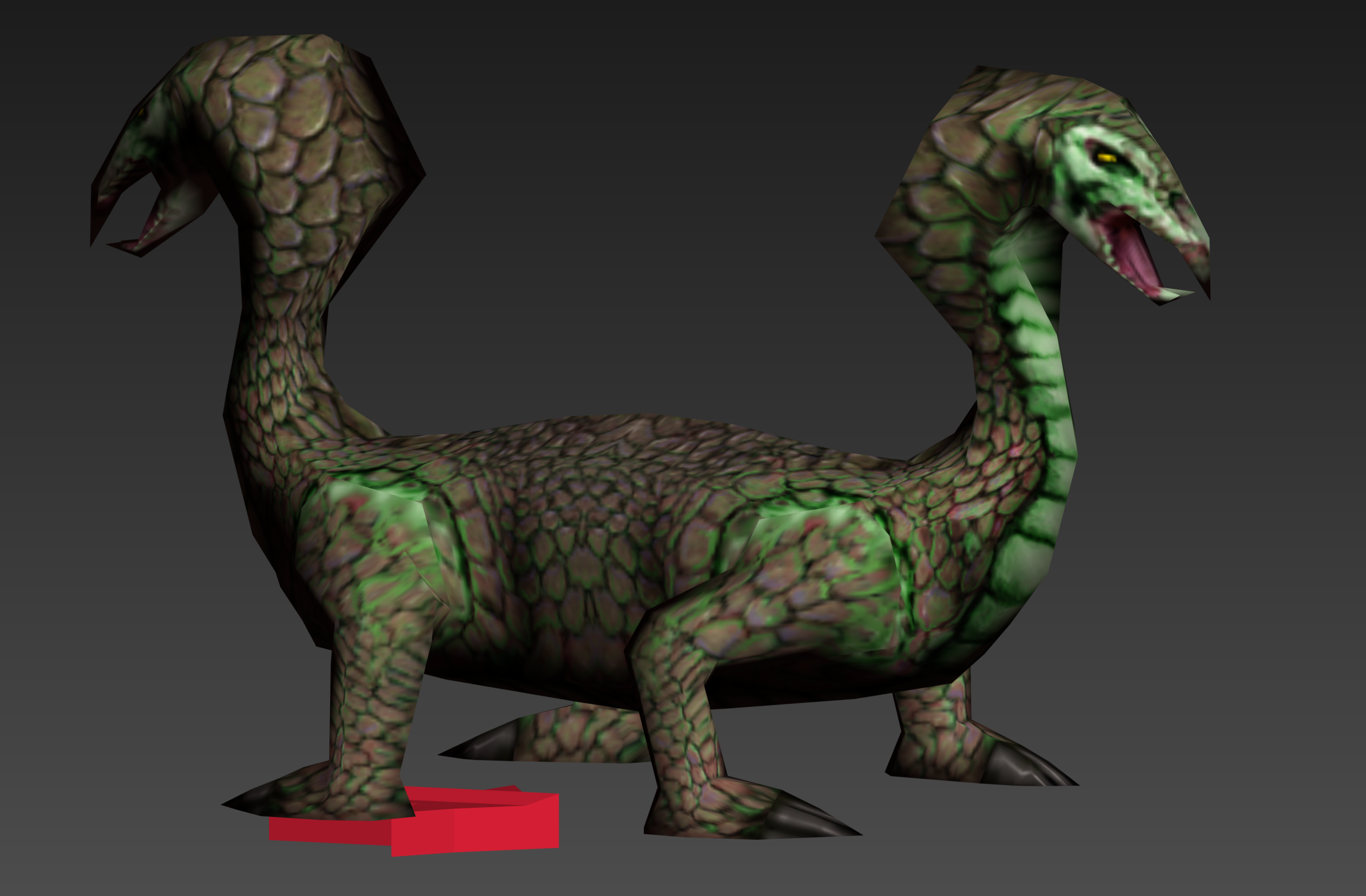 Cobralisk - Looked cool, but was impossible to animate, so its design was rejected. Cobralisk - Looked cool, but was impossible to animate, so its design was rejected.