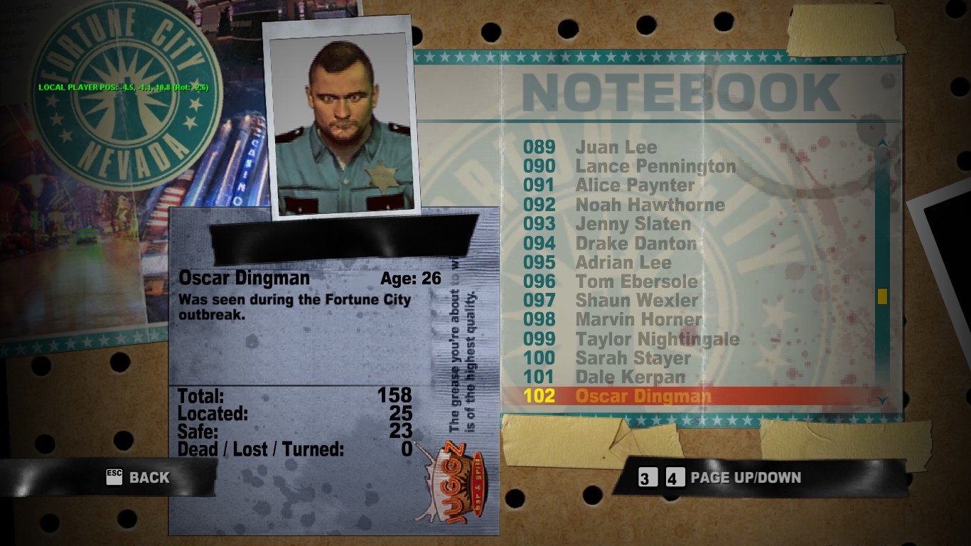Julius's notebook page.