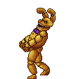 An animation of a boss scene for the Yellow Rabbit before tripping into the ballpit net.