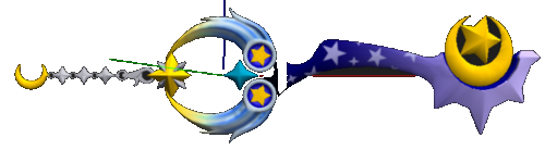The Star Seeker keyblade, wielded by Mickey in Kingdom Hearts 0.2 Birth by Sleep -A fragmentary passage-.