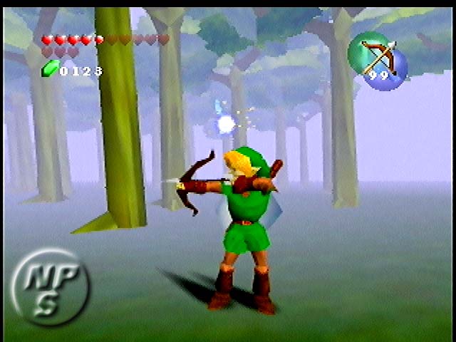 Link knocks an arrow in his bow... Link knocks an arrow in his bow...