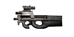 P90 with ACOG Scope.
