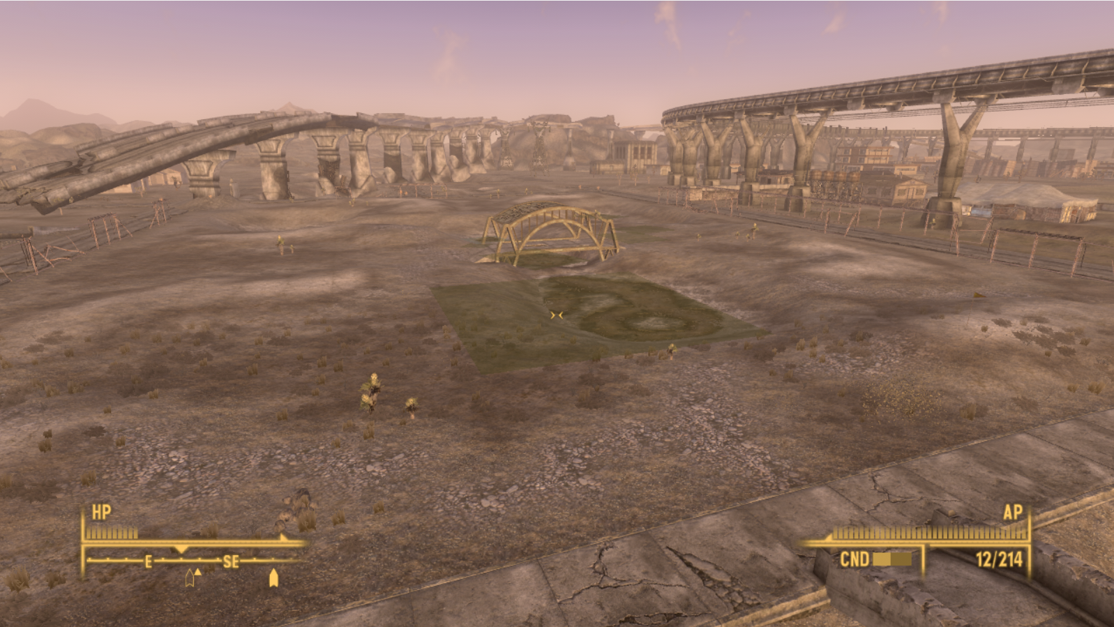 The bridge asset was initially present in Fallout 3. The bridge asset was initially present in Fallout 3.