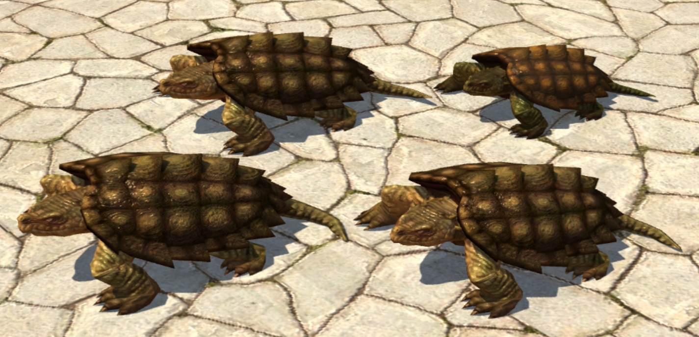 Cut Rumour Turtles (on the left) along with their common variations (on the right) Cut Rumour Turtles (on the left) along with their common variations (on the right)