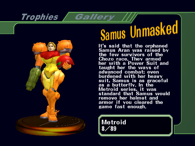 Samus Unmasked