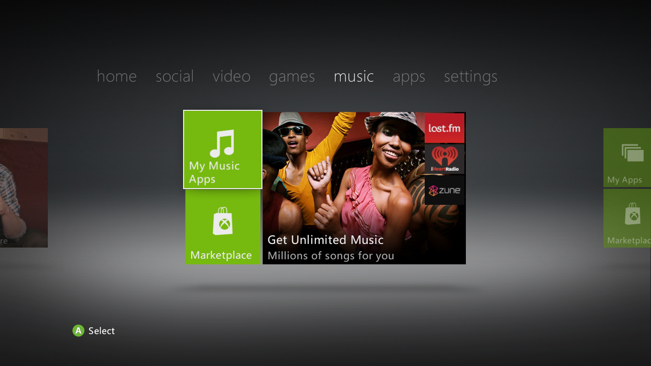 Dashboard (Music Tab) Dashboard (Music Tab)