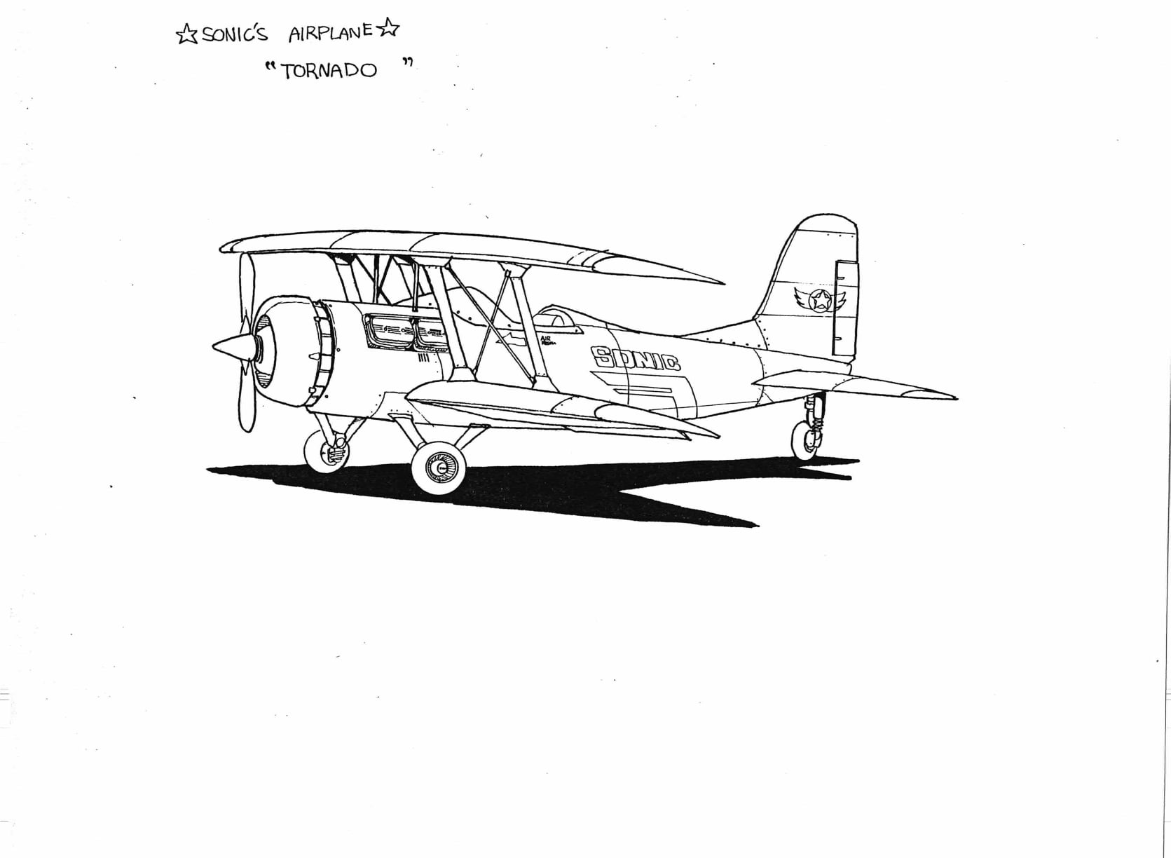 Line art of the Tornado. Line art of the Tornado.
