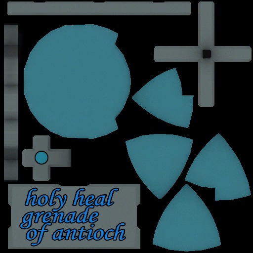 Heal Grenade texture - BLU. Heal Grenade texture - BLU.