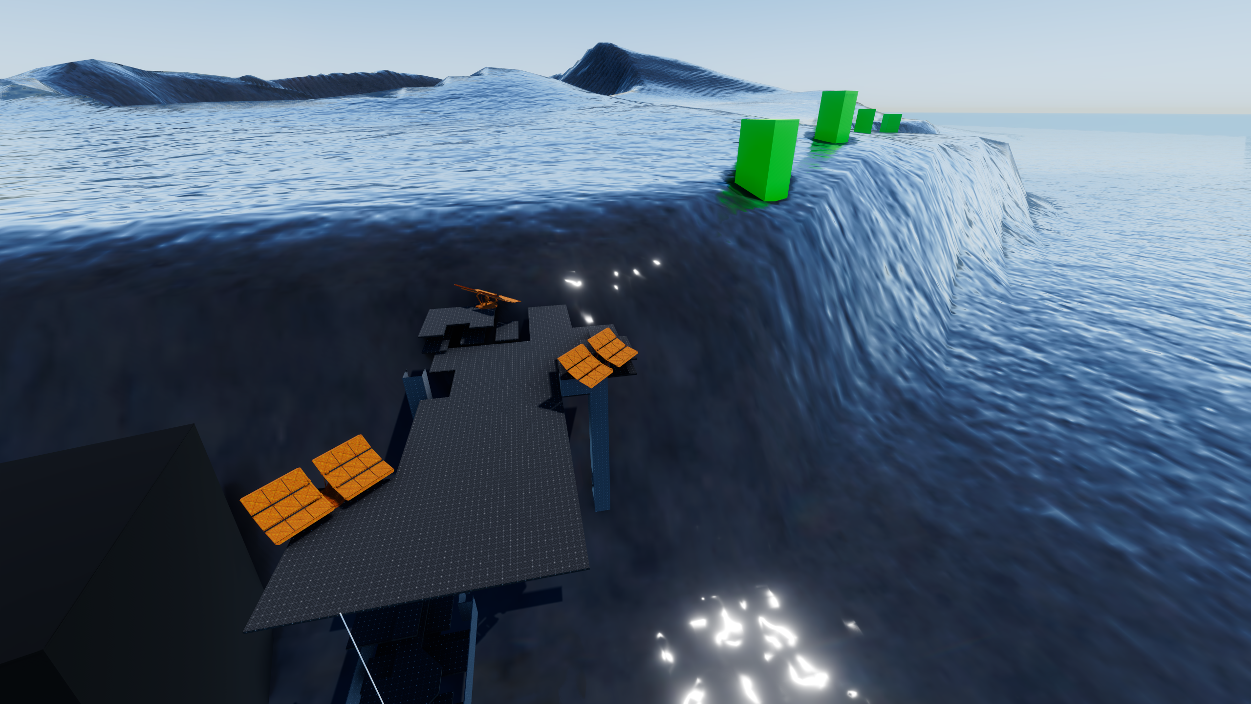 The prefab viewed within the 02_moon map, the VIP bunker is visible in the lower-left corner. The prefab viewed within the 02_moon map, the VIP bunker is visible in the lower-left corner.