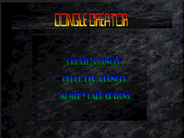 "Title screen"