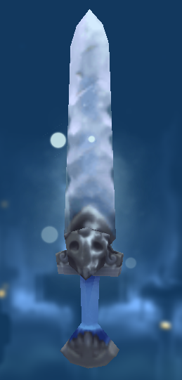 The frozen Calibur.