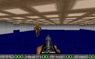 The third Imp room. The player enters from the left and may go to the corridor on the far right... The third Imp room. The player enters from the left and may go to the corridor on the far right...