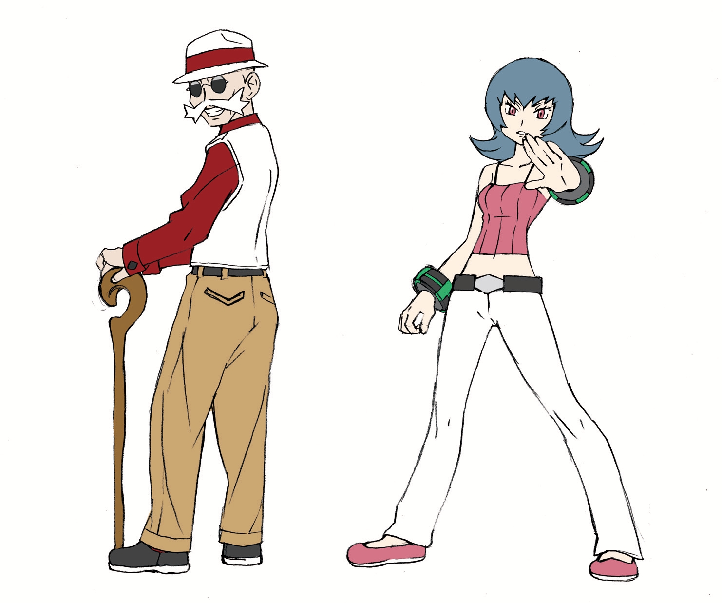 PokeHGSS_ConceptArt_BlaineSabrina.jpg