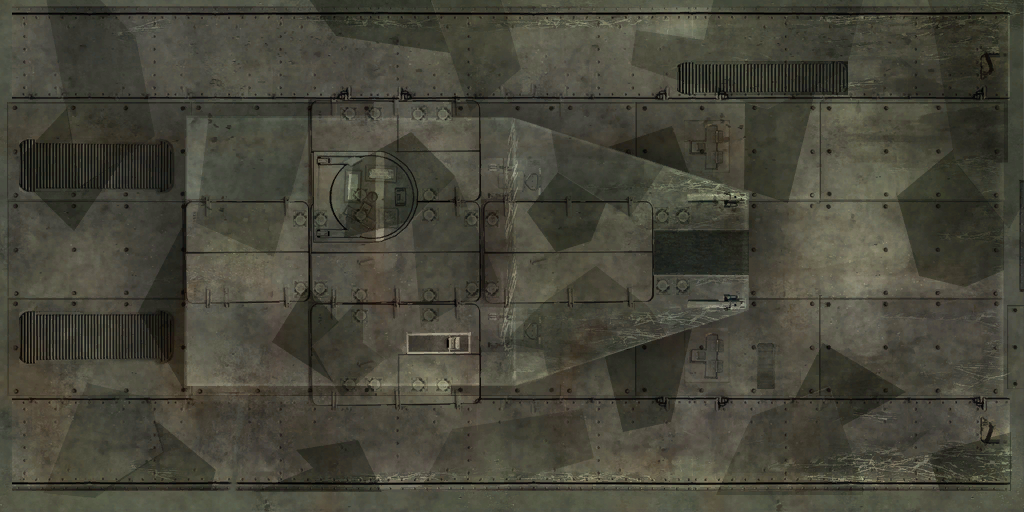 Tank top with camofaluge.