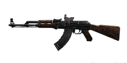 AK-47 with Red Dot Sight.