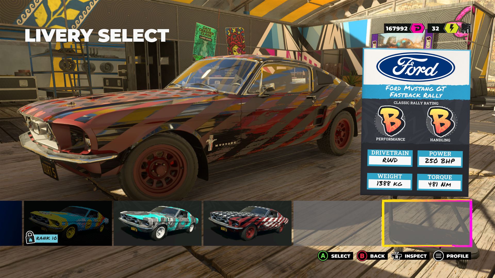 6th livery for the Mustang Fastback. 6th livery for the Mustang Fastback.