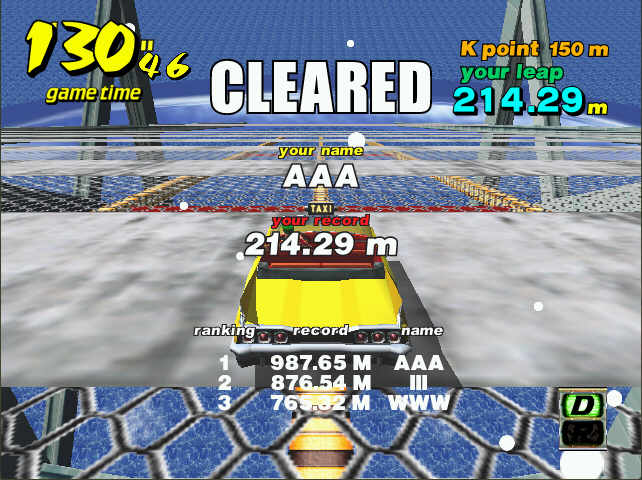 Non functioning mockup of the results screen displayed after every stage clear. Non functioning mockup of the results screen displayed after every stage clear.