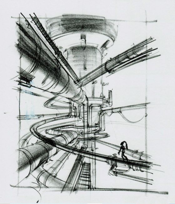 Abe walking on pipes. Abe walking on pipes.