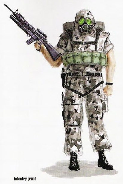 This concept art seems to match the unused "Hsarge" model from the 1997 prototype.