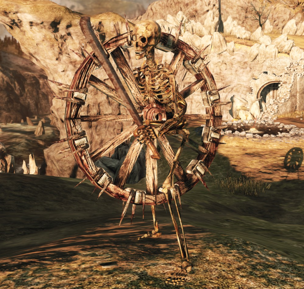 Bonewheel Skeleton - (Falchion) Bonewheel Skeleton - (Falchion)