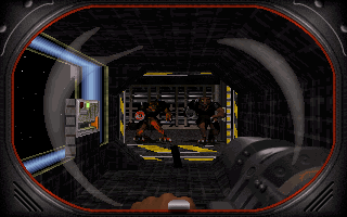 Pre-release image showing the Space Suit being used.