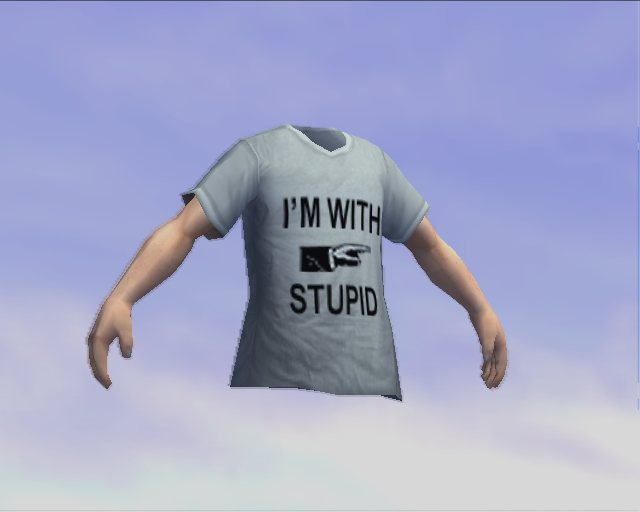 B_StpdShrt An earlier version of the Stupid T-Shirt. B_StpdShrt An earlier version of the Stupid T-Shirt.