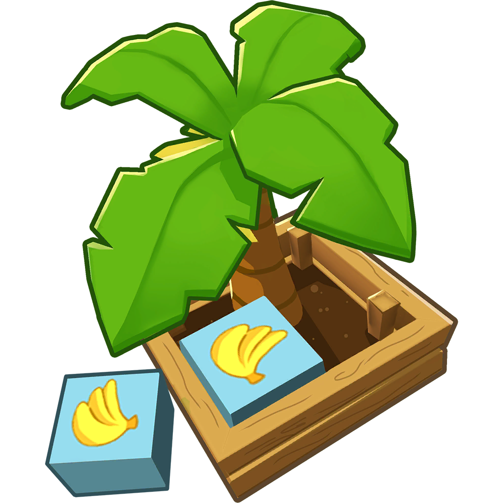 Unused version of 0-0-2 Banana Farm Tower Icon, shows some minor differences, such as the box being now blue, and a second box now inside the farm.