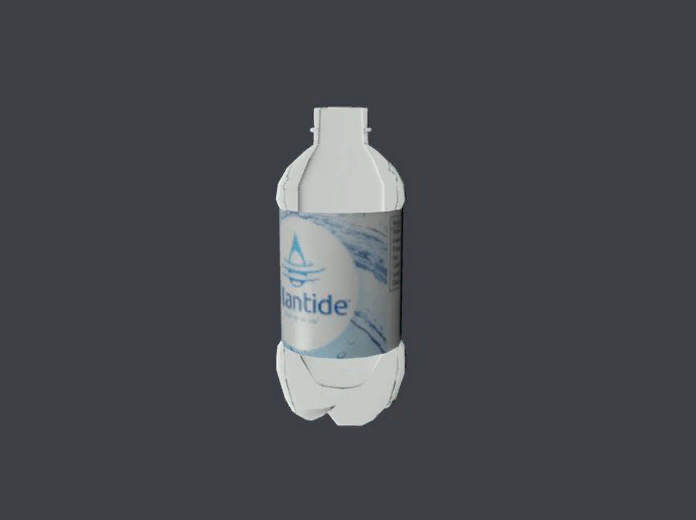 An Atlantide water bottle.