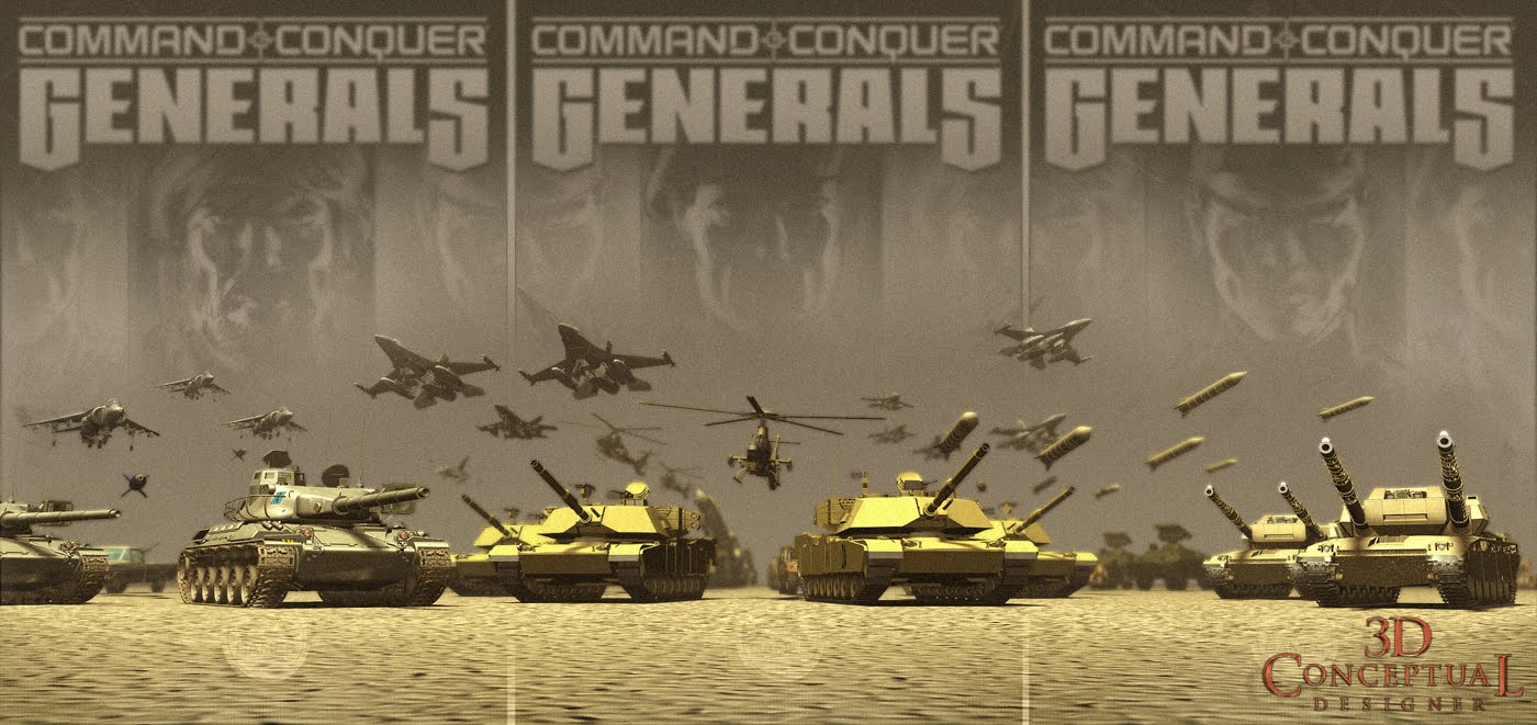 A render for the cover, showing Paladin Tanks, Overlord Tanks, AMX-30 (left), BRDM-2s with Strela-1 AAM System (background), Harrier jets and AH-1 Cobras.