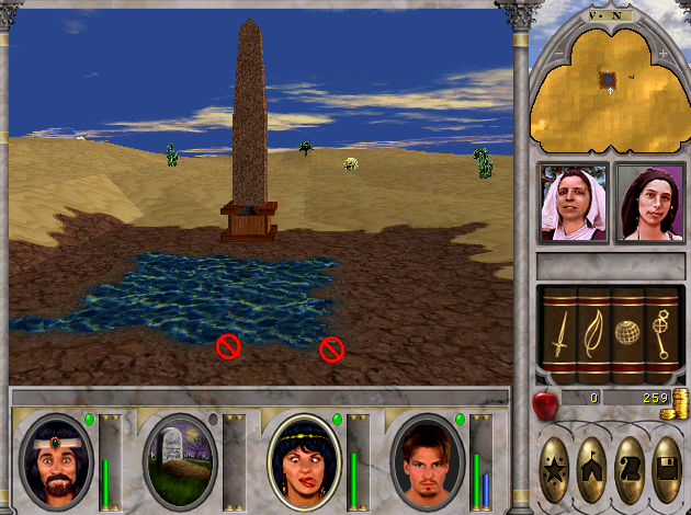 Close to the Obelisk on a Hermit's Isle map there are placed two decorations, that don't have a proper sprite and during normal gameplay can't be seen. Close to the Obelisk on a Hermit's Isle map there are placed two decorations, that don't have a proper sprite and during normal gameplay can't be seen.