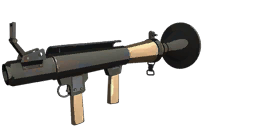 Rocket Launcher bucket icon. Rocket Launcher bucket icon.