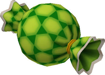 A blank piece of Green Candy. A blank piece of Green Candy.
