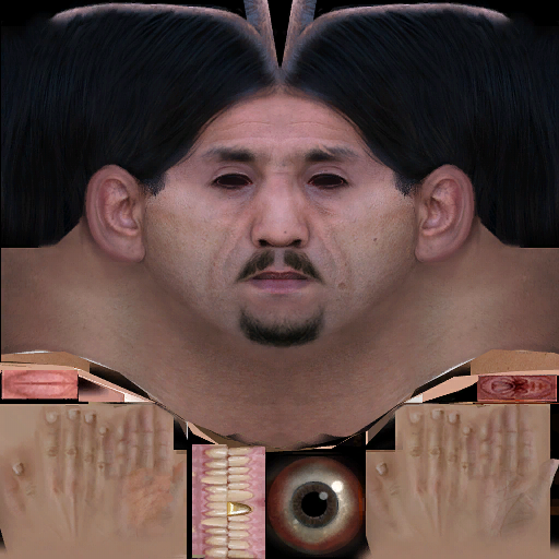 Unused head texture.