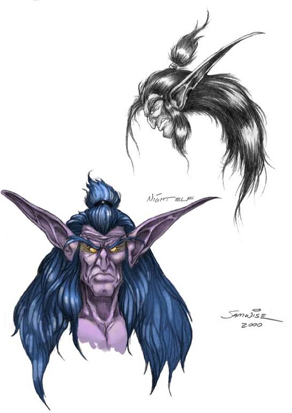 Night Elf Concept Art. Night Elf Concept Art.