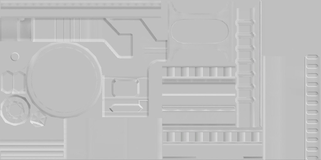 A second bump map for the M21 EBR. A second bump map for the M21 EBR.