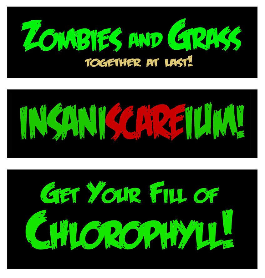 3 different titles for Plants vs. Zombies posted to George Fan's Twitter, though they were mainly made out of frustration towards "Lawn of the Dead" being ultimately rejected.