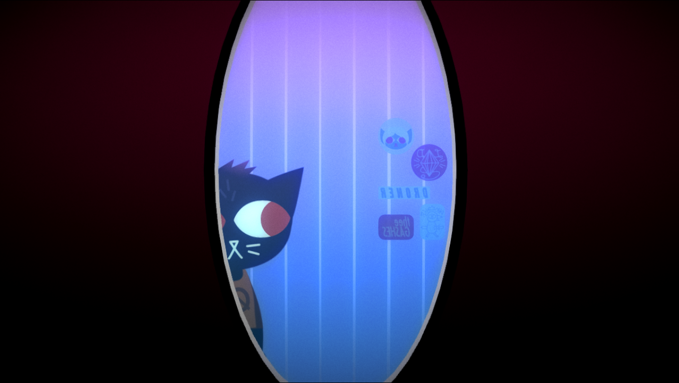 Mae's mirror not only has a room, but also has collision that you can walk around on. Mae's mirror not only has a room, but also has collision that you can walk around on.