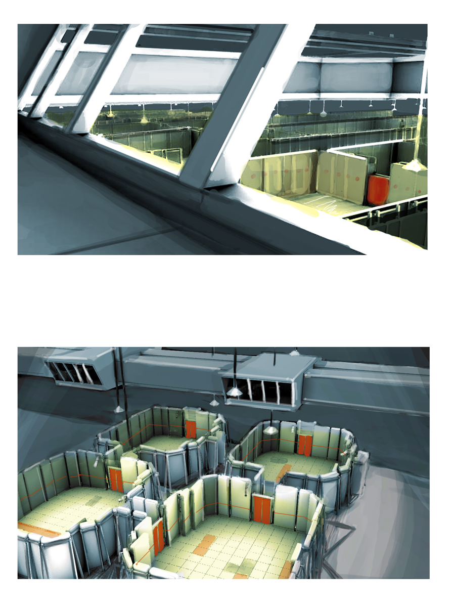 Concept art for test chamber 2.