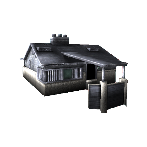 Intact version of common ranch house. Intact version of common ranch house.